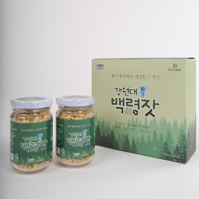 주식회사 에코포리스트,백령잣 100g X 2병 세트